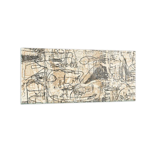 Üveg kép - Dekódolásra vár - 120x50 cm