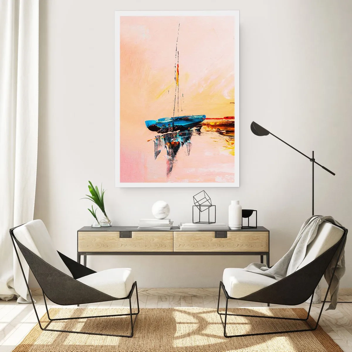 Poszter - Egy este a kikötőben - 40x50 cm