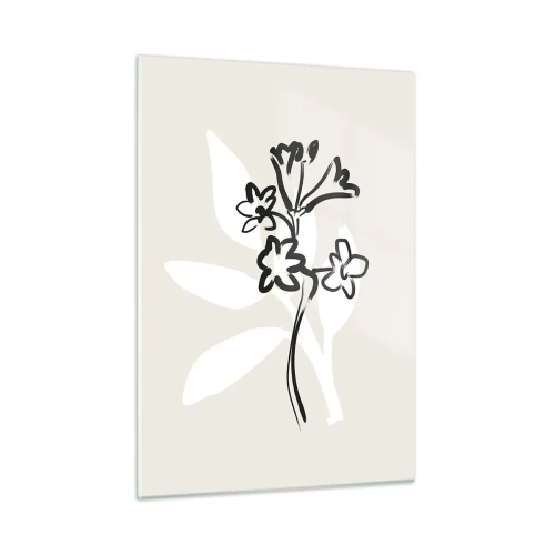 Üveg kép - Vázlat egy herbáriumhoz - 50x70 cm