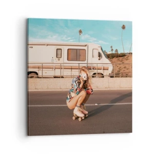 Vászonkép - Mosolyt kérek! - 70x70 cm