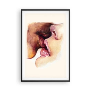 Poszter fehér keretben - Mint éjszaka és nap, föld és ég - 61x91 cm