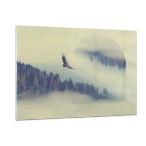 Üveg kép - Láttam egy sas árnyékát - 120x80 cm