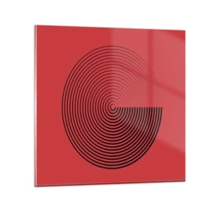 Üveg kép - Körkörös mozgás - 50x50 cm