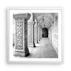 Poszter fekete keretben - És hová megy...? - 50x50 cm