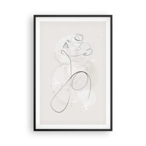 Poszter fehér keretben - A szépség spirálja - 61x91 cm
