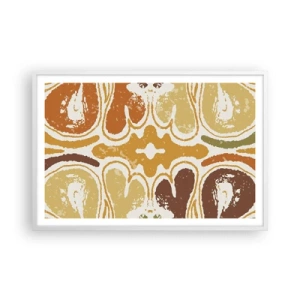 Poszter fekete keretben - Érzelmes absztrakció - 91x61 cm