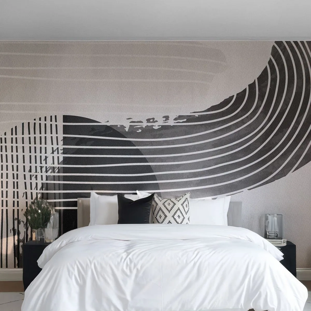 Fotótapéta Premium Sand - Oda és vissza - Minimalizmus, Absztrakció, Darab - 300x210 cm