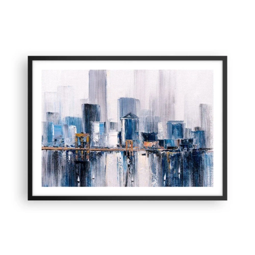 Poszter fehér keretben - New York-i benyomás - 70x50 cm