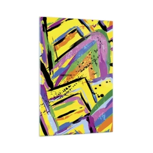 Üveg kép - Az örömében sikít - 70x100 cm