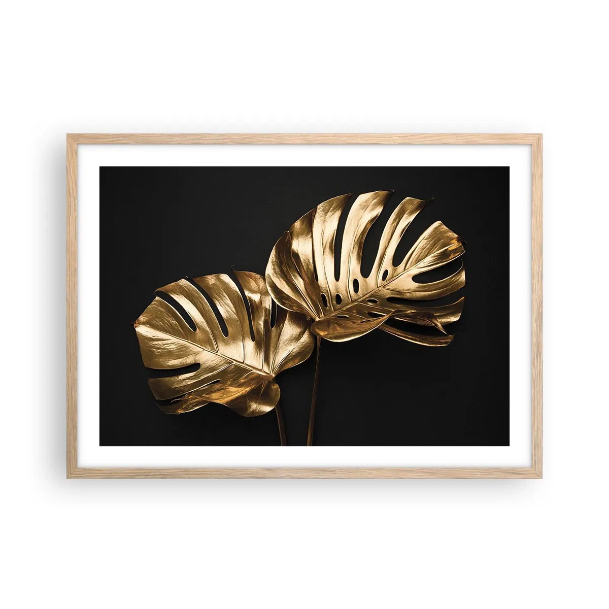 Poszter világos tölgy keretben - A természet kincsei - 70x50 cm