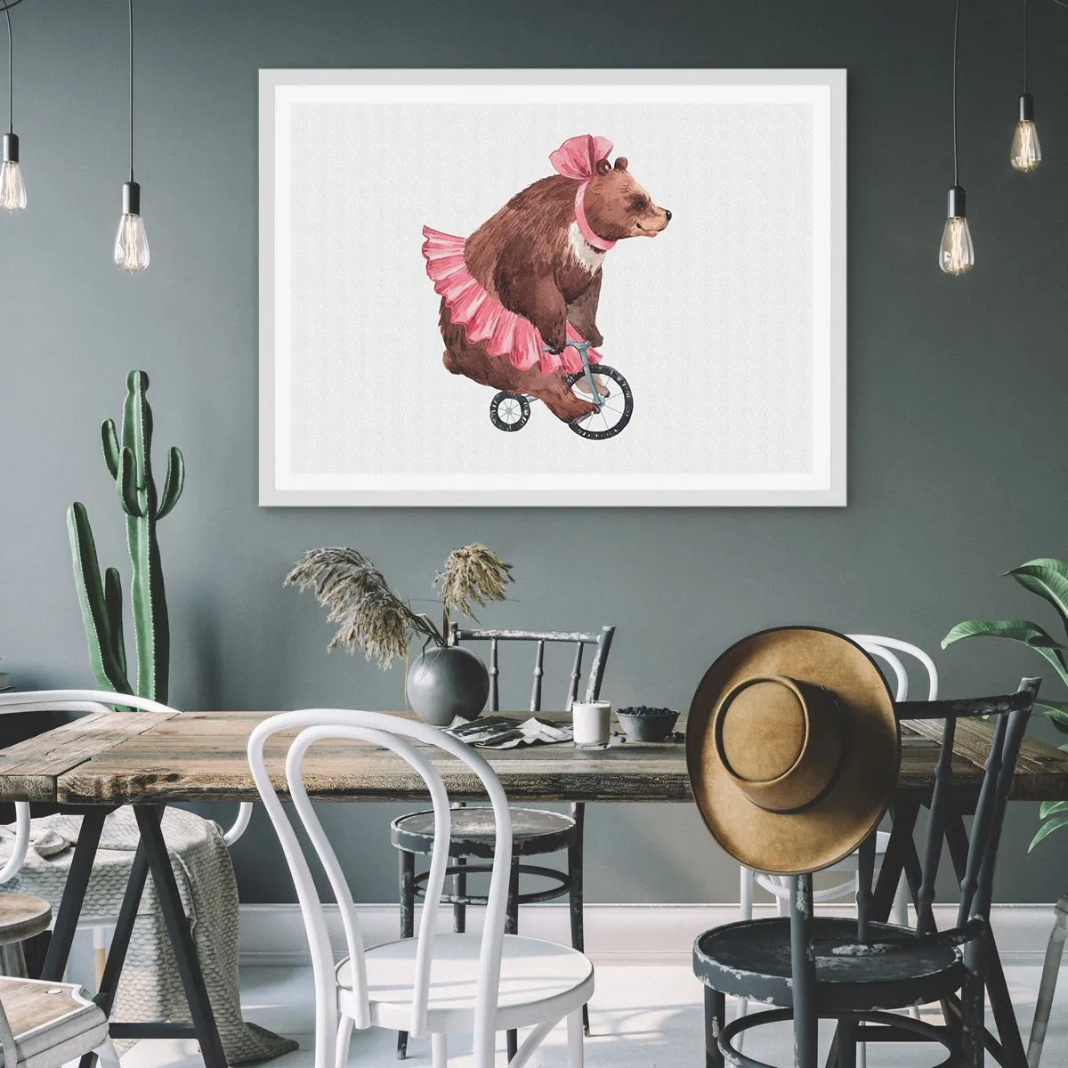 Poszter fekete keretben - Micsoda cirkusz! - 100x70 cm