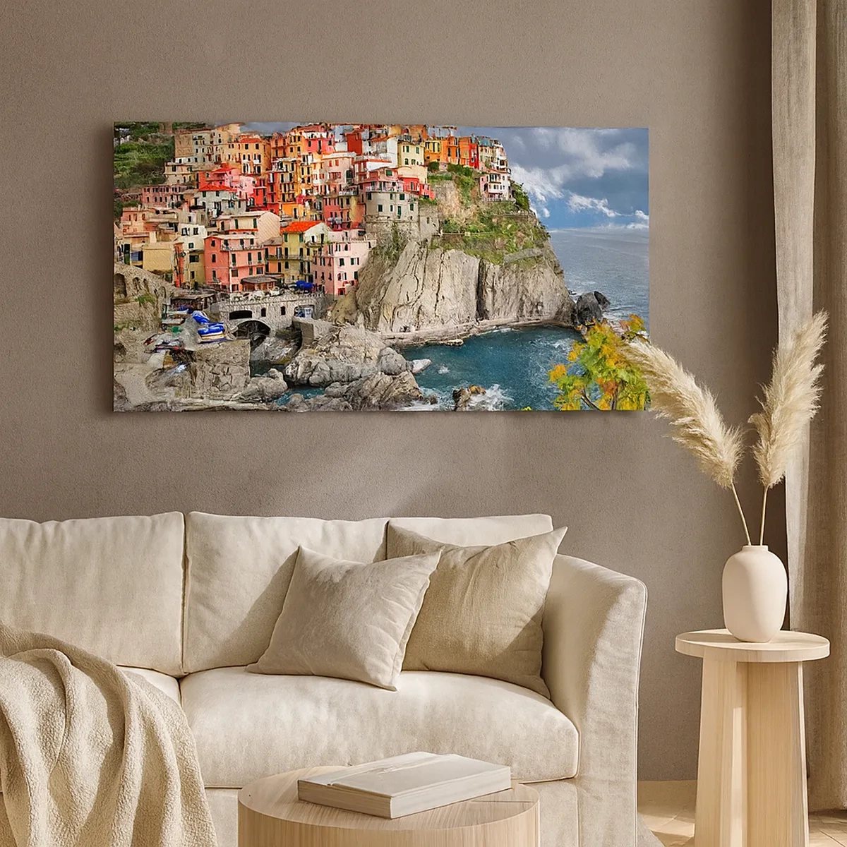 Vászonkép - Egy csoport a sziklákra simulva - 30x30 cm