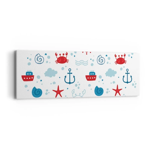 Vászonkép - Tengeri mese - 90x30 cm