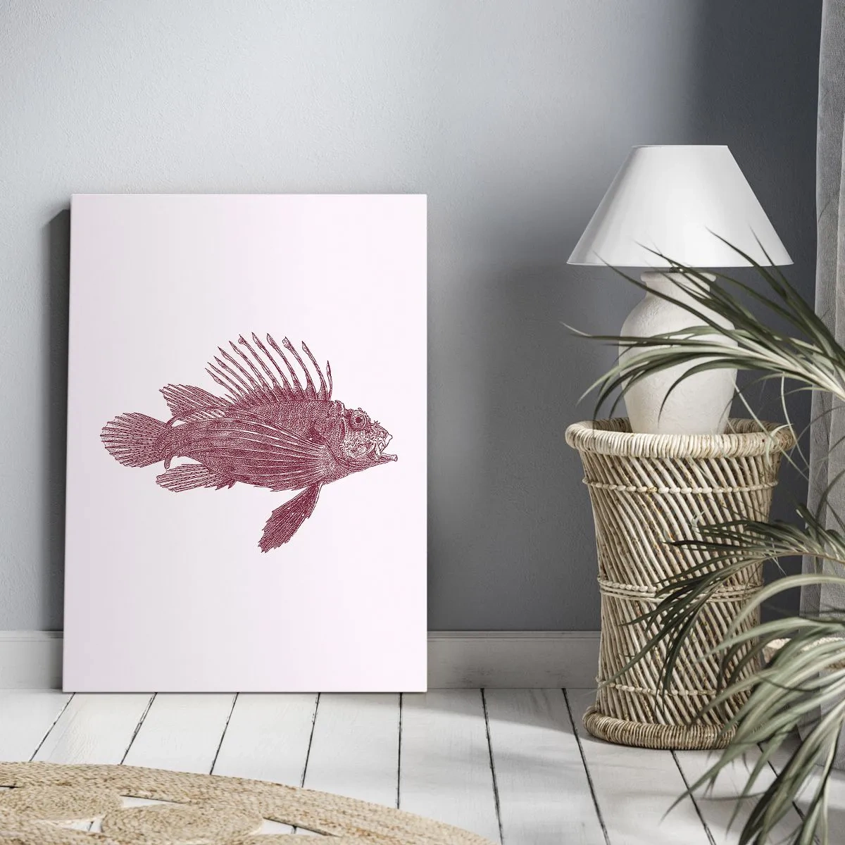 Vászonkép - Egzotikus vizek lakója - 50x70 cm