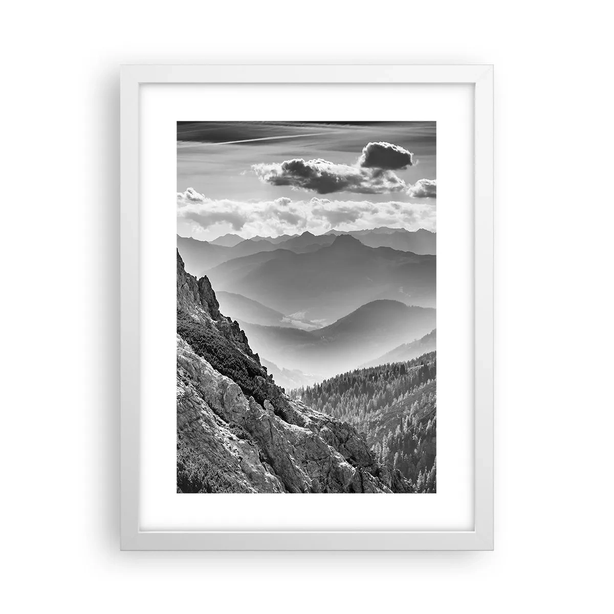 Poszter fekete keretben - Egészen a horizontig - 30x40 cm