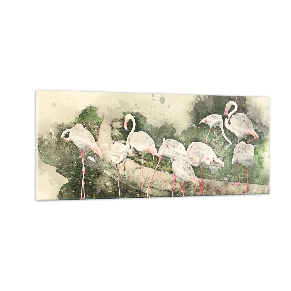 Üveg kép - Egzotikus álom - 100x40 cm