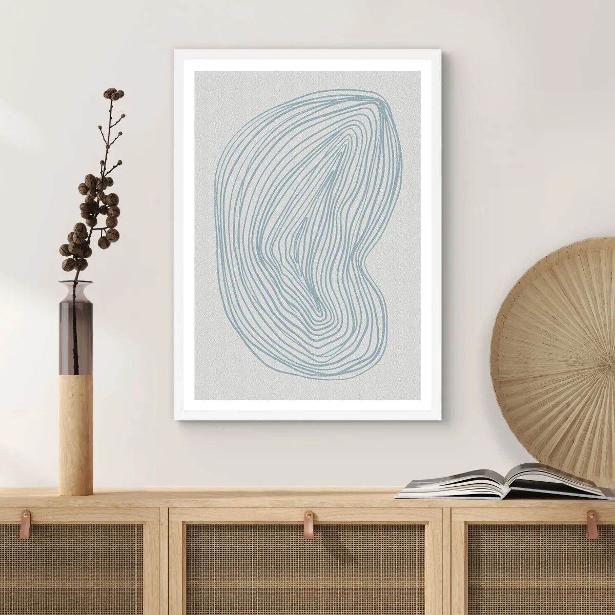 Poszter fekete keretben - Egy csepp mosolya - 61x91 cm