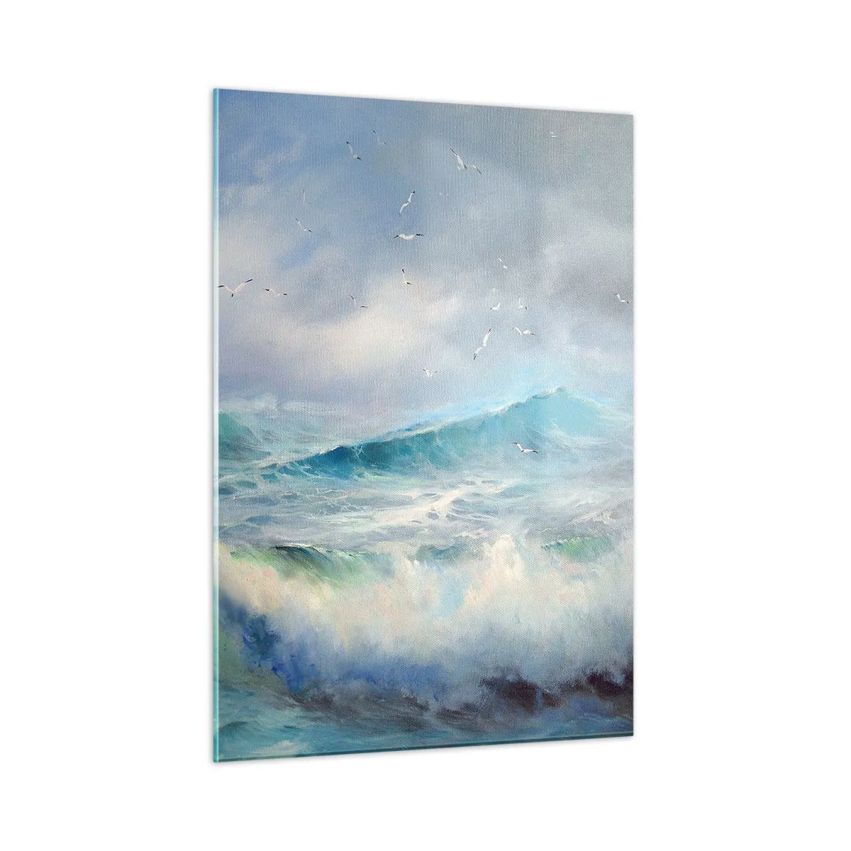 Üveg kép - "A forgószél diadalmasan üvöltött...” - 50x70 cm