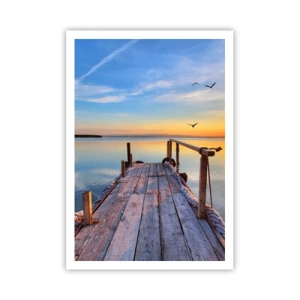 Poszter - Menj egyenesen a nap felé - 70x100 cm