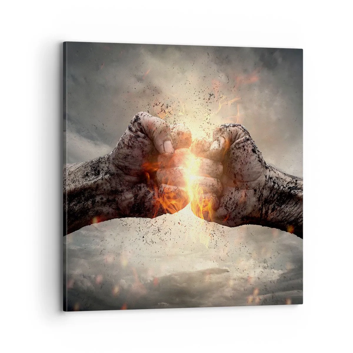 Vászonkép - Harcolj - 70x70 cm