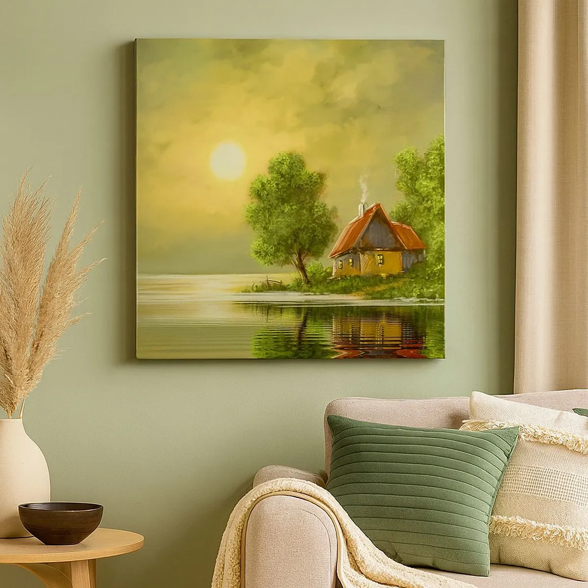 Vászonkép - Gyönyörű, mint egy képen - 30x30 cm