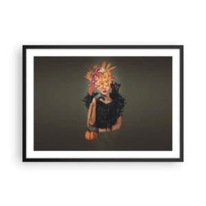 Poszter fehér keretben - Egy boszorkány mágiája - 70x50 cm