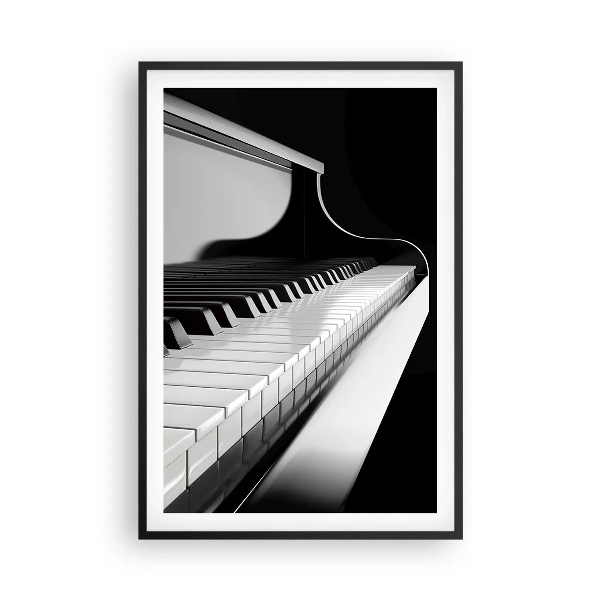 Poszter fehér keretben - A formák és színek harmóniája - 61x91 cm