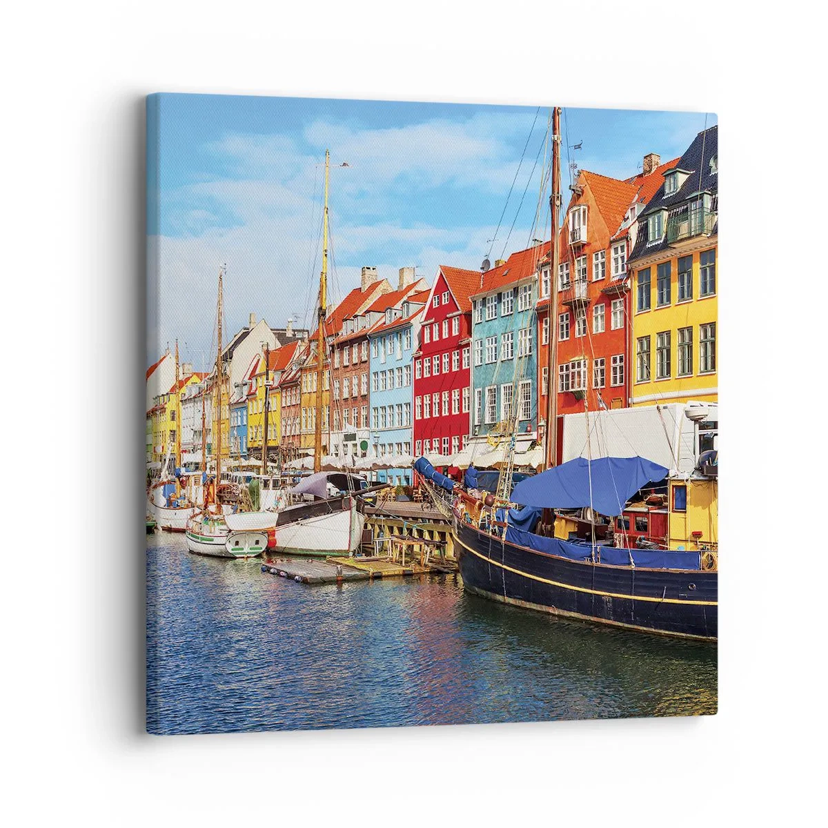 Vászonkép - Örömteli rakpart - 30x30 cm