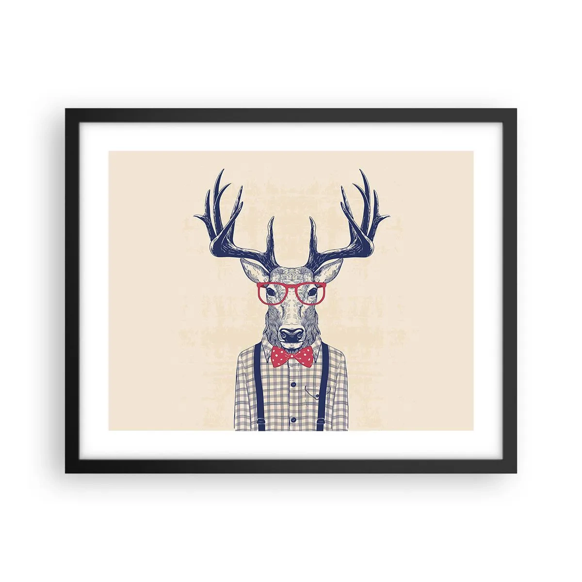 Poszter fehér keretben - Mókás extravagancia - 50x40 cm