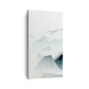 Vászonkép - A csúcsok fölött - 45x80 cm