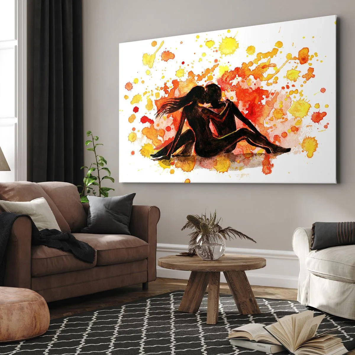 Vászonkép - És világosság lett - 100x70 cm