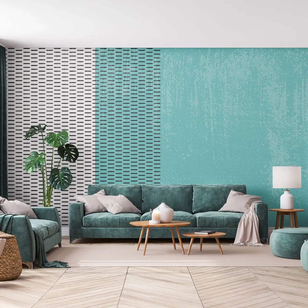 Öntapadós Fotótapéta Deluxe Sticker - Kiegyensúlyozott kompozíció - Absztrakció, Grafika, Darab - 250x175 cm