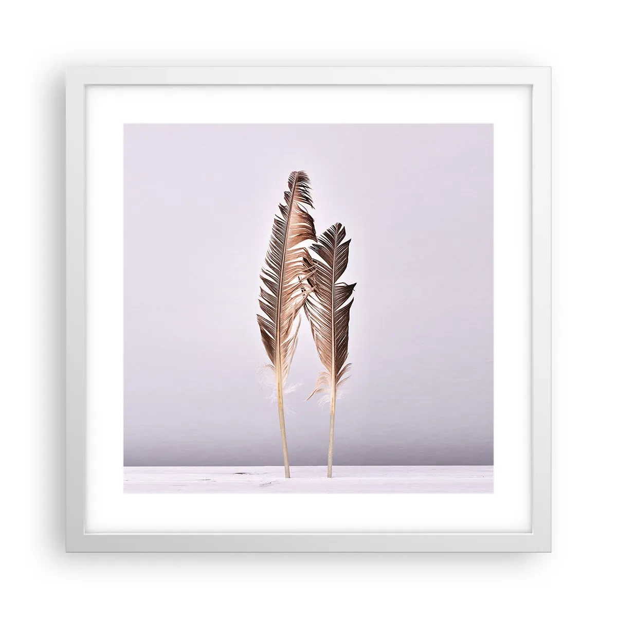 Poszter fekete keretben - A semmi ellen - 40x40 cm