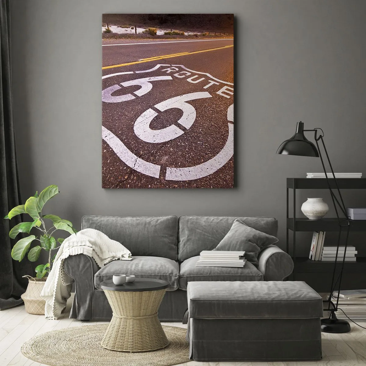 Vászonkép - A híres 66-os út - 50x70 cm