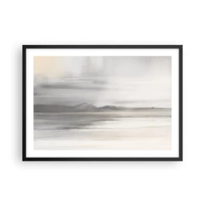 Poszter fehér keretben - Gondolkodó távolság - 70x50 cm