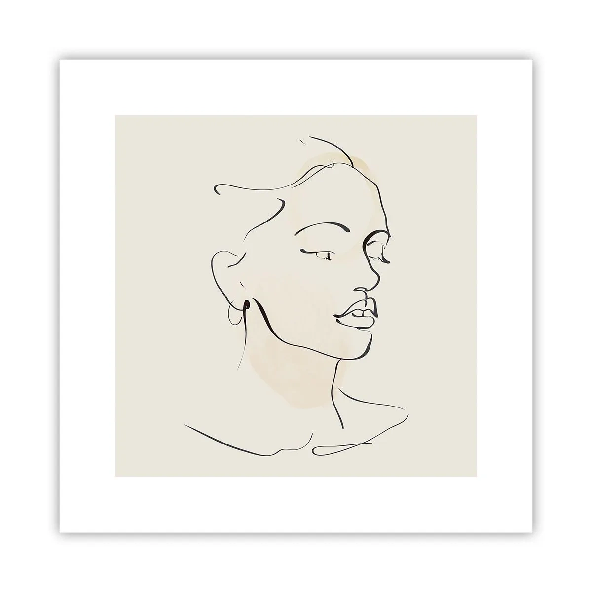 Poszter - Bizonyos vonallal - 30x30 cm