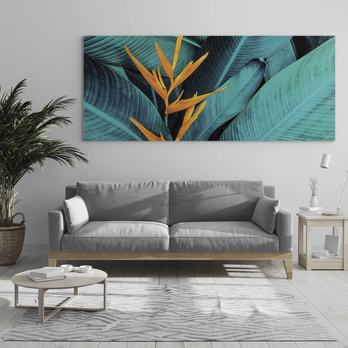 Üveg kép - Éden virága - 120x50 cm