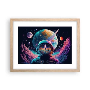 Poszter világos tölgy keretben - A filozófusok sosem álmodtak erről - 40x30 cm