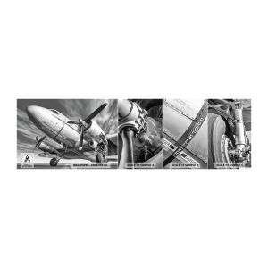 Fotótapéta Minta Standard Eco - Mindig kész a repülésre - Repülőgép, Retro, Repülőgép - 100x30 cm