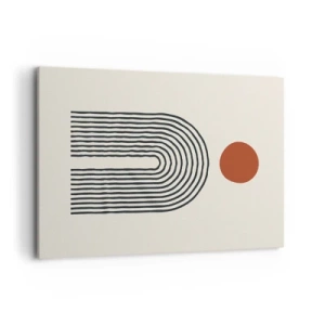 Vászonkép - Formák és színek vonzalma - 100x70 cm