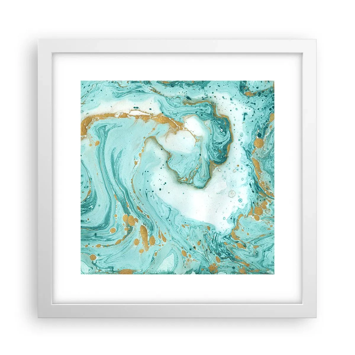 Poszter fekete keretben - Az Edo-korszak nagy hulláma alatt - 30x30 cm