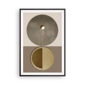 Poszter fehér keretben - Tökéletes egyensúly - 61x91 cm