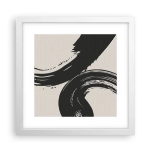 Poszter fekete keretben - Söprő és körkörös - 30x30 cm