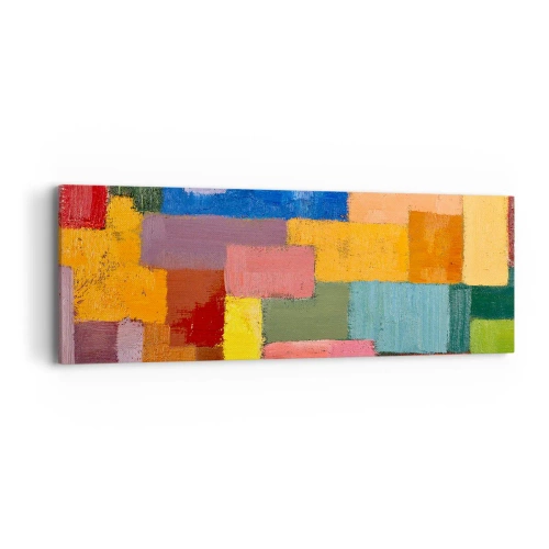 Vászonkép - Mindegyik más, mindegyik színes - 90x30 cm