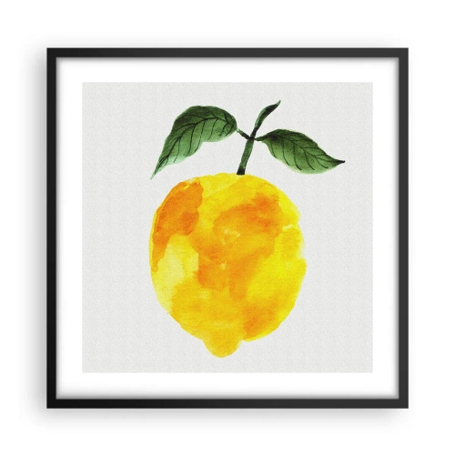 Poszter fehér keretben - Hogyan ismerjük meg a nap ízét - 50x50 cm