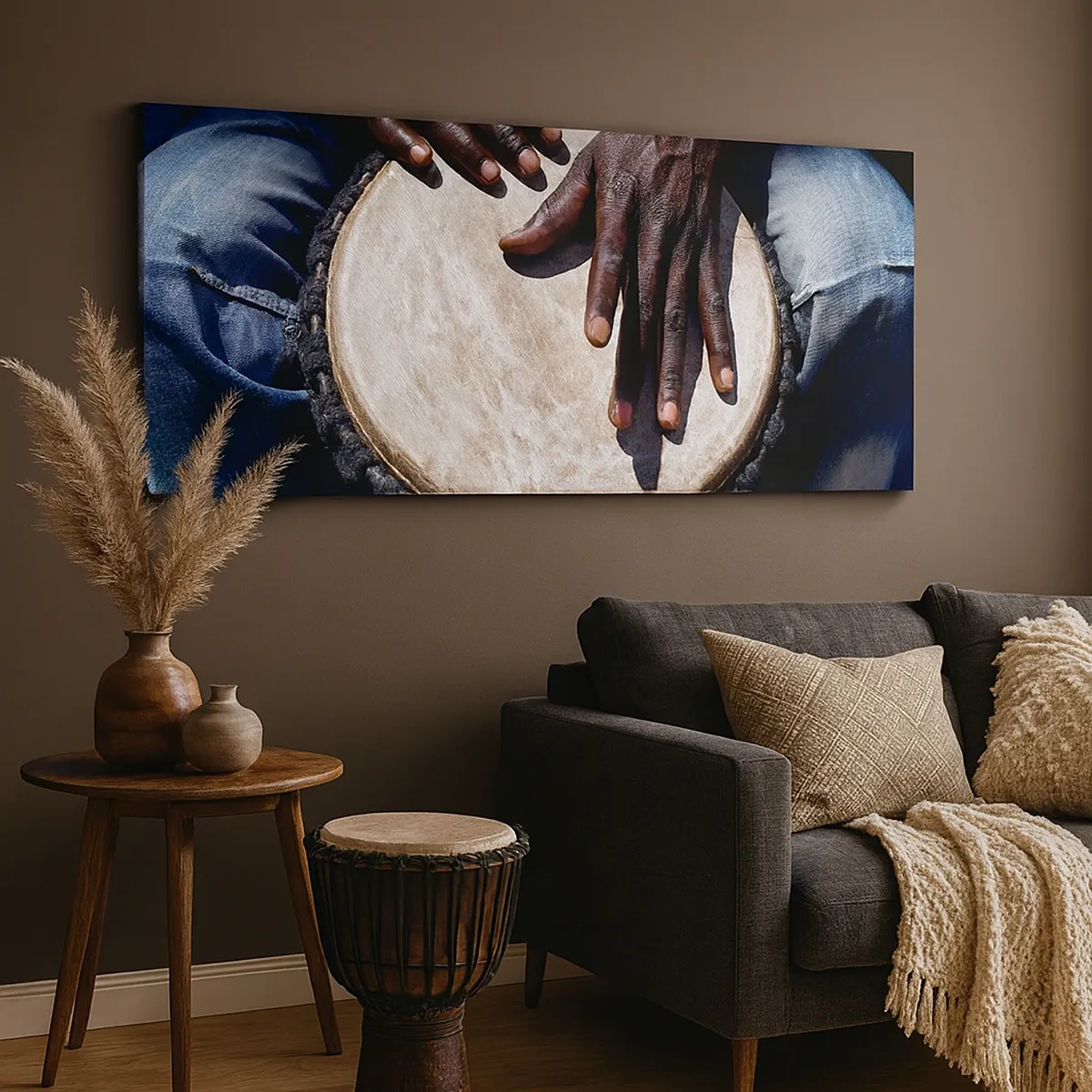 Vászonkép - Élj a saját ritmusodban - 30x30 cm