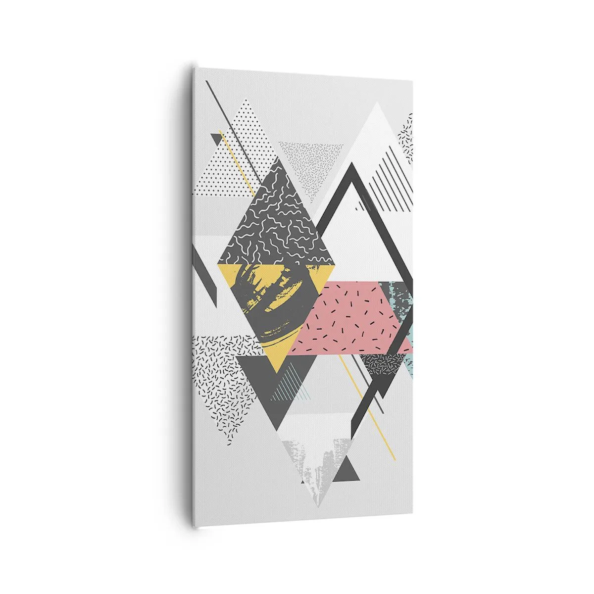 Vászonkép - Variáció háromszögön és rombuszon - 65x120 cm