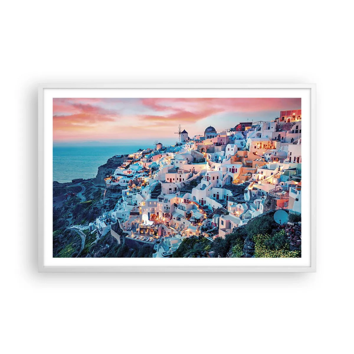 Poszter fekete keretben - Nagyszerű görög vakációd - 91x61 cm