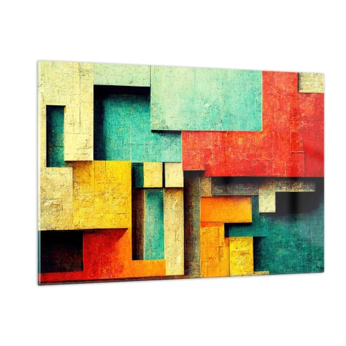 Üveg kép - A derékszögek fesztiválja - 120x80 cm