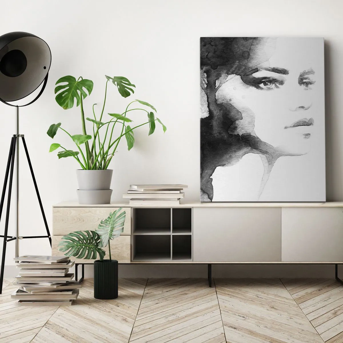 Vászonkép - Rejtélyből és ködből készült - 55x100 cm